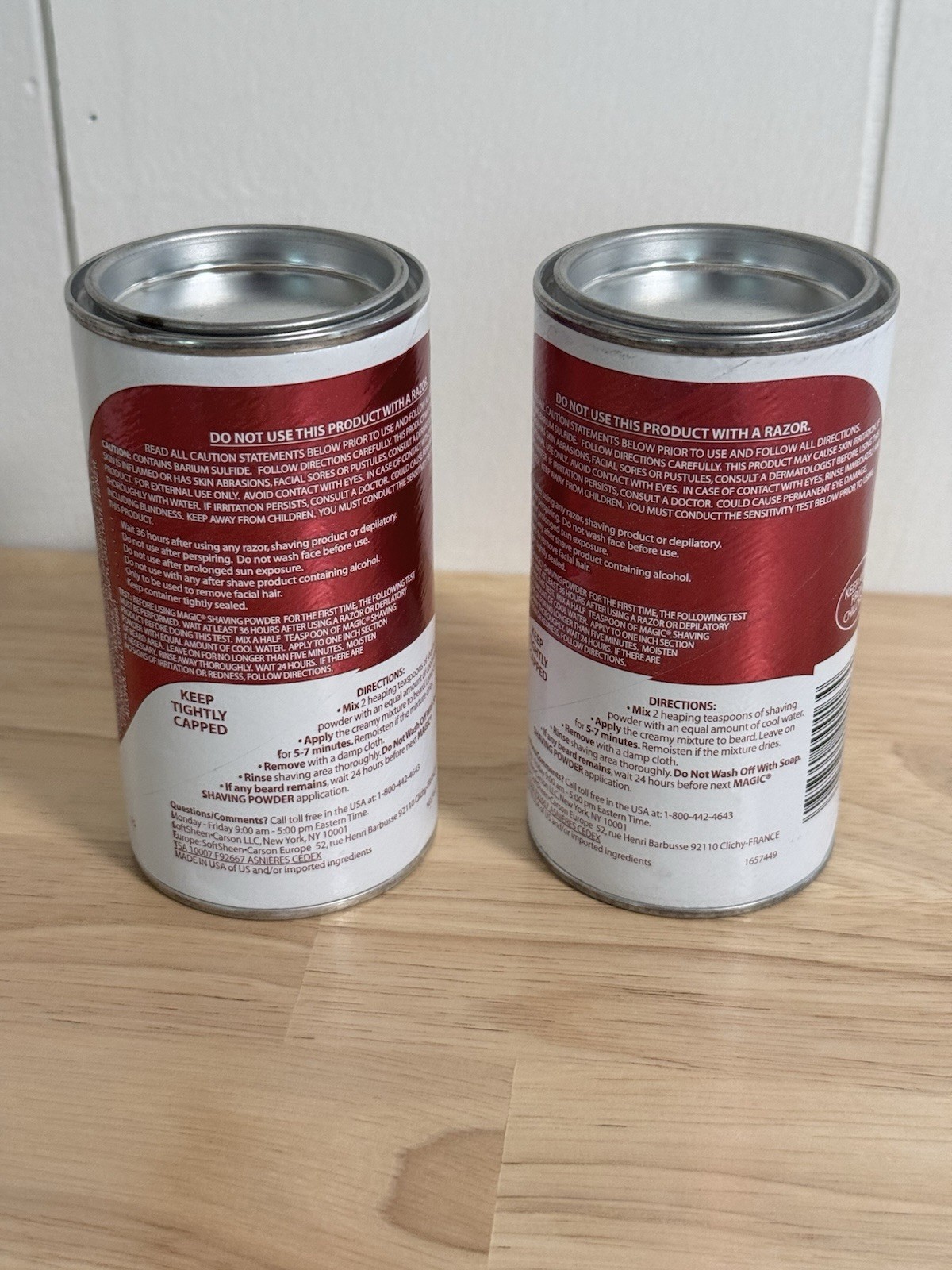 2X Magic Shaving Powder Extra Strength Shave Soft Sheen Carson 5 oz