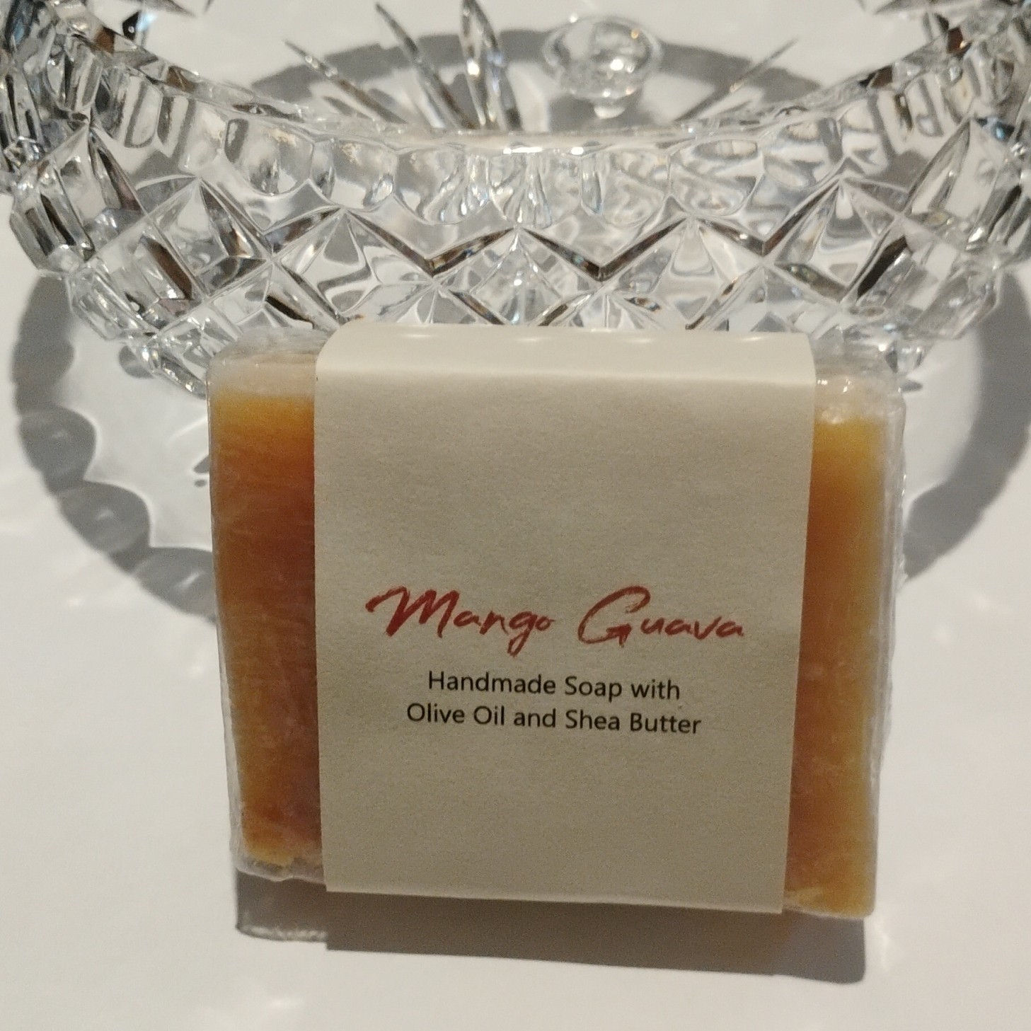 Mango Guava Handmade Soap GMO-Free Olive Oil Shea Butter Not Tested on Animals