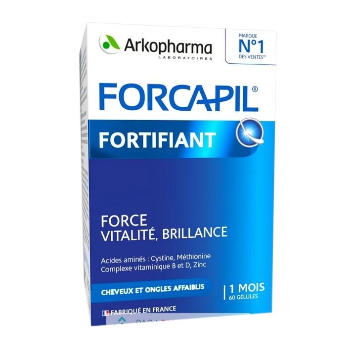 Arkopharma Forcapil Hair And Nails stimulating Vitamin Complex 60 Capsules