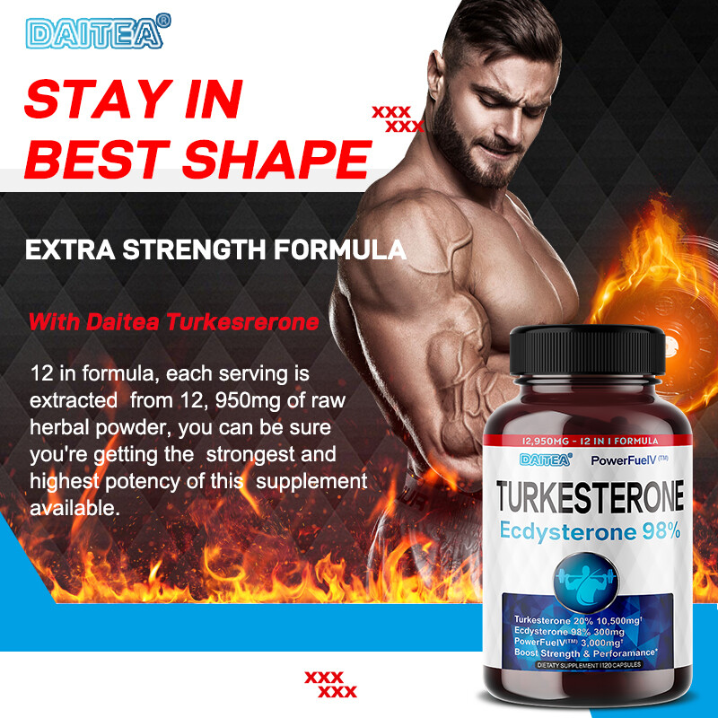 Turkesterone Supplement (Max Purity 98% Extract) Boost endurance and stamina
