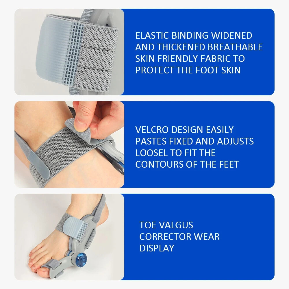 Bunion Fix Toe Valgus Corrector Adjustable Orthosis Women Men Splints