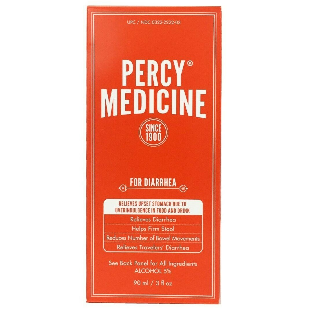 Percy Original Medicine Liquid Antacid /Diarrhea & Upset Stomach, 3 OZ Exp 10/26