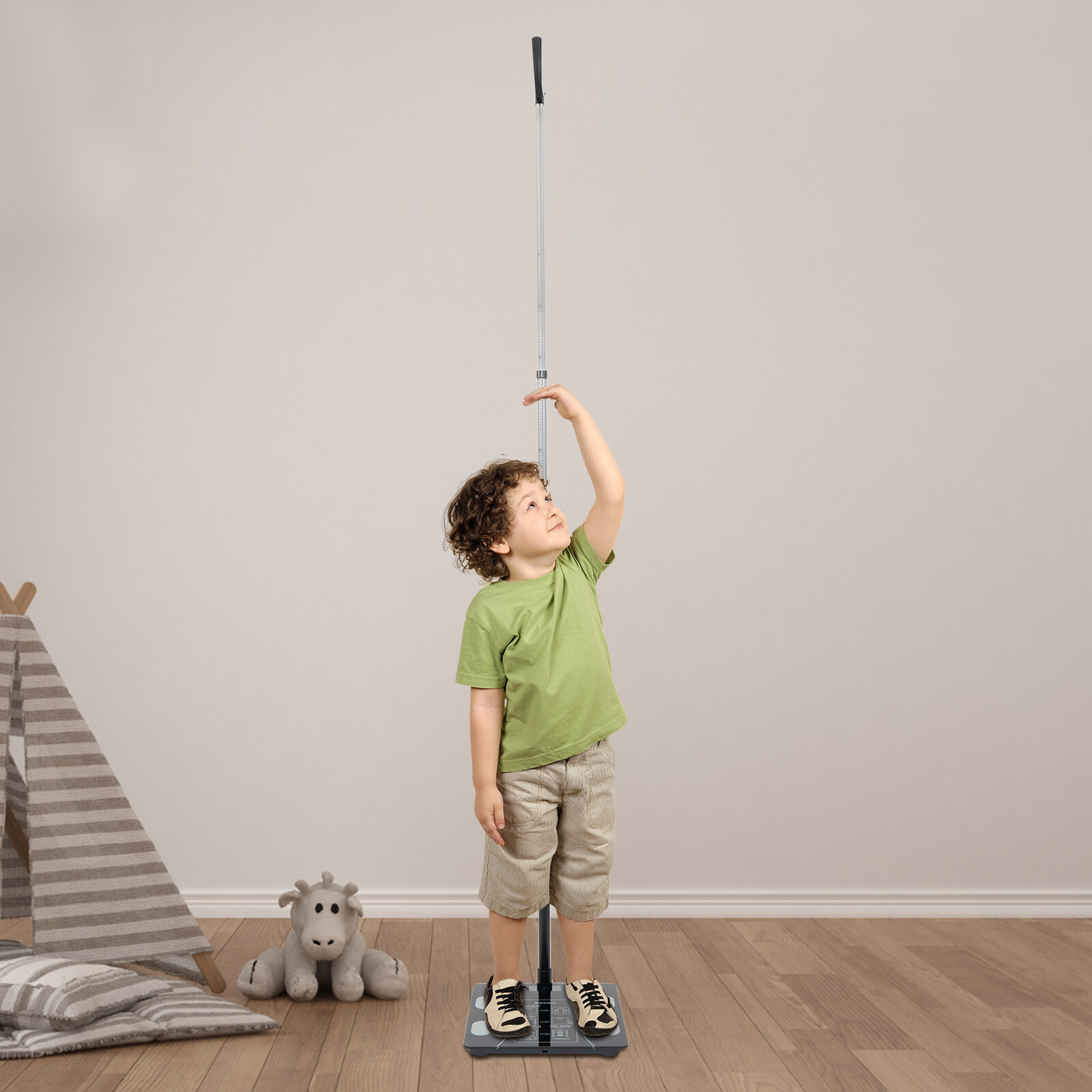 Digital Height and Weight Scale (0.2kg-180kg) Weight Scale Platform & Height Rod