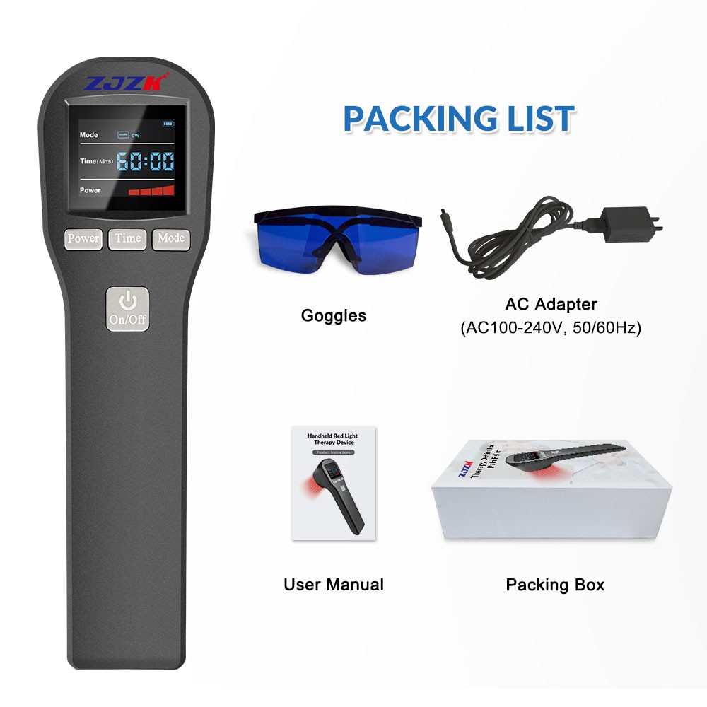Class 3B Cold Laser Therapy Device for Pain Relief & Deep Tissue Healing 880mW