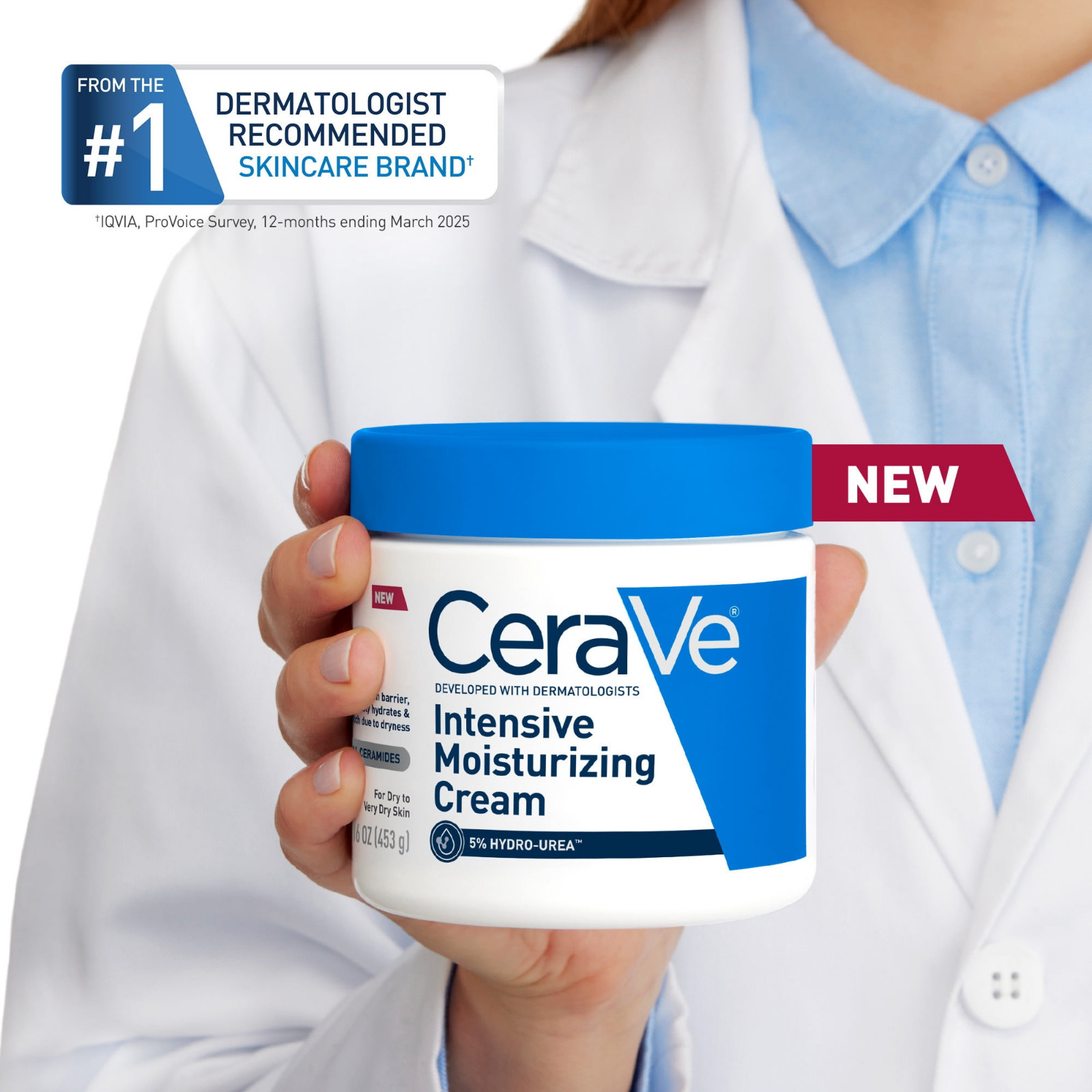 CeraVe Intensive Moisturizing Cream Hydrating Body Moisturizer for Very Dry16oz