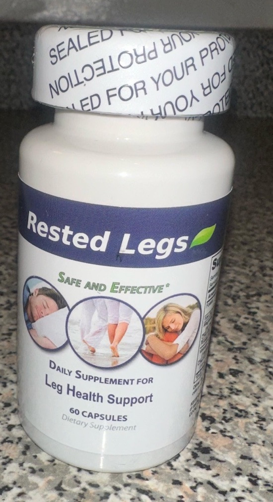 Rested Legs – Easy to Swallow Capsules (60 Capsules). Exp 08/26