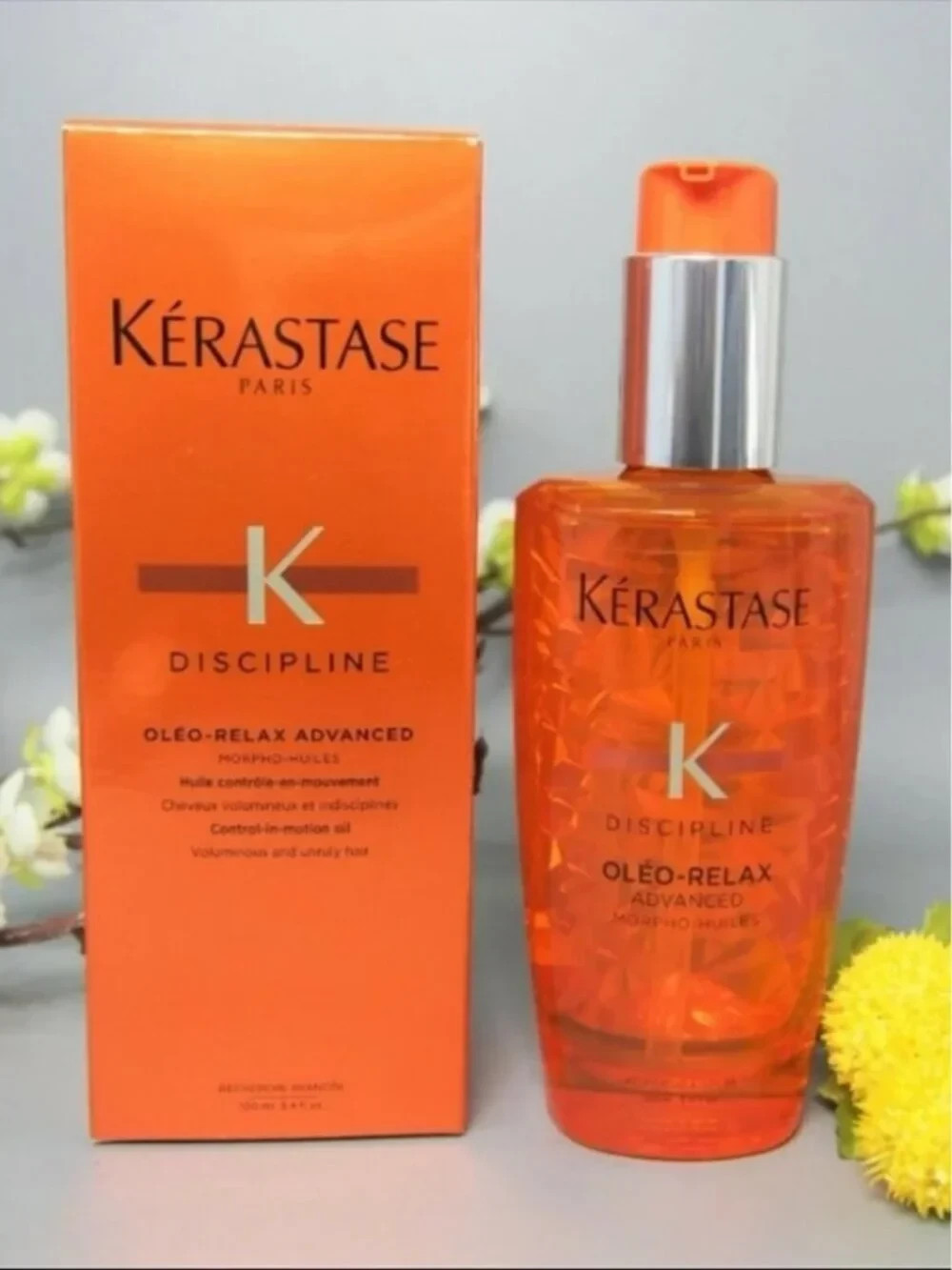 NEW Kerastase Discipline Oleo Relax Advanced Hair Smoothing Oil 3.4oz /100ml