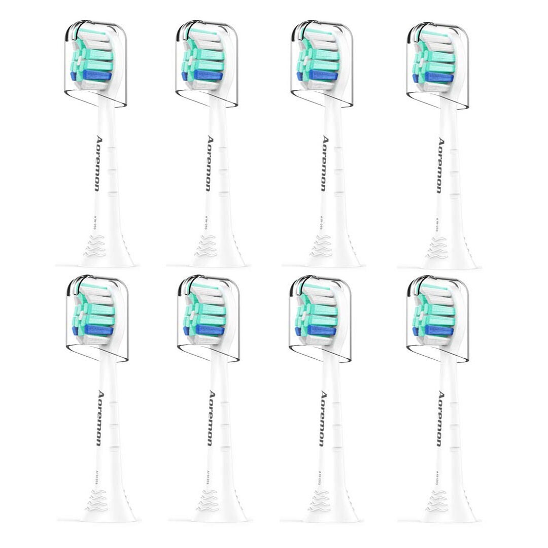 8PCS Replacement Toothbrush Heads Compatible with Phillips Sonicare Toothbrush