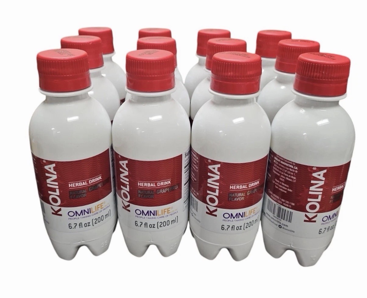 Omnilife Kolina Nutritional drink | 12 Pack Of 200ml Ea | Digestion supplement