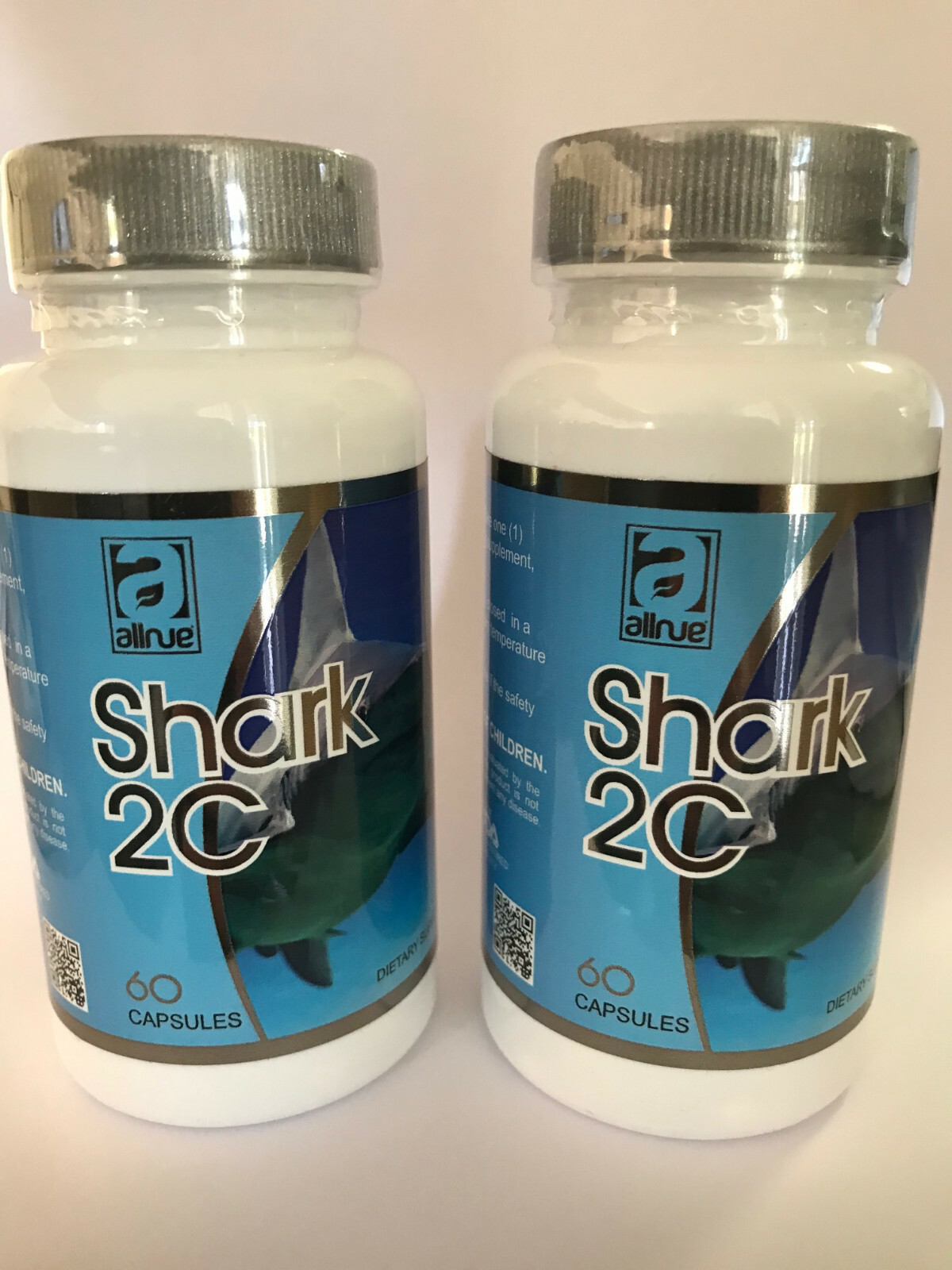 Pack of 2 Shark Cartilage ( SHARK 2C) Cartilago de Tiburon glucosamina dieta 