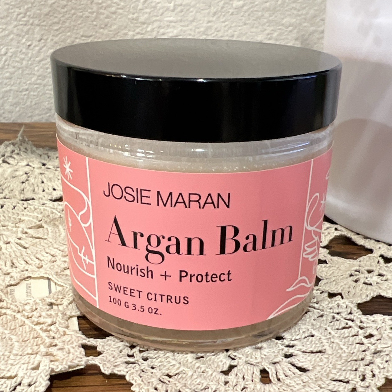 Josie Maran Argan Balm Nourish + Protect Moisturizer, Sweet Citrus 3.5oz