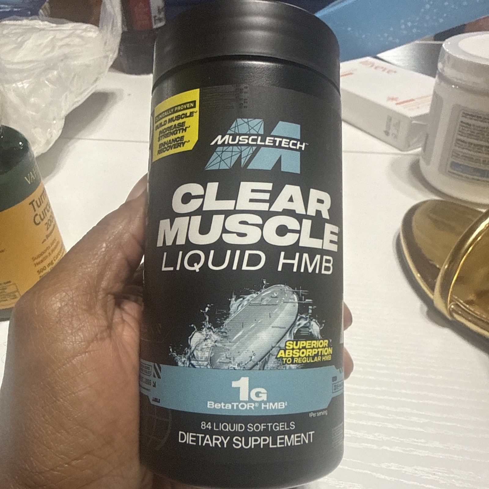 MuscleTech Clear Muscle Post Workout Recovery, Muscle Builder for Men & Women –