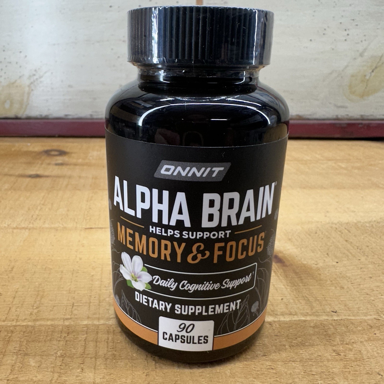 Alpha Brain Memory Focus Daily Cognitive Support 90 CAPSULES Exp 11/01/2025