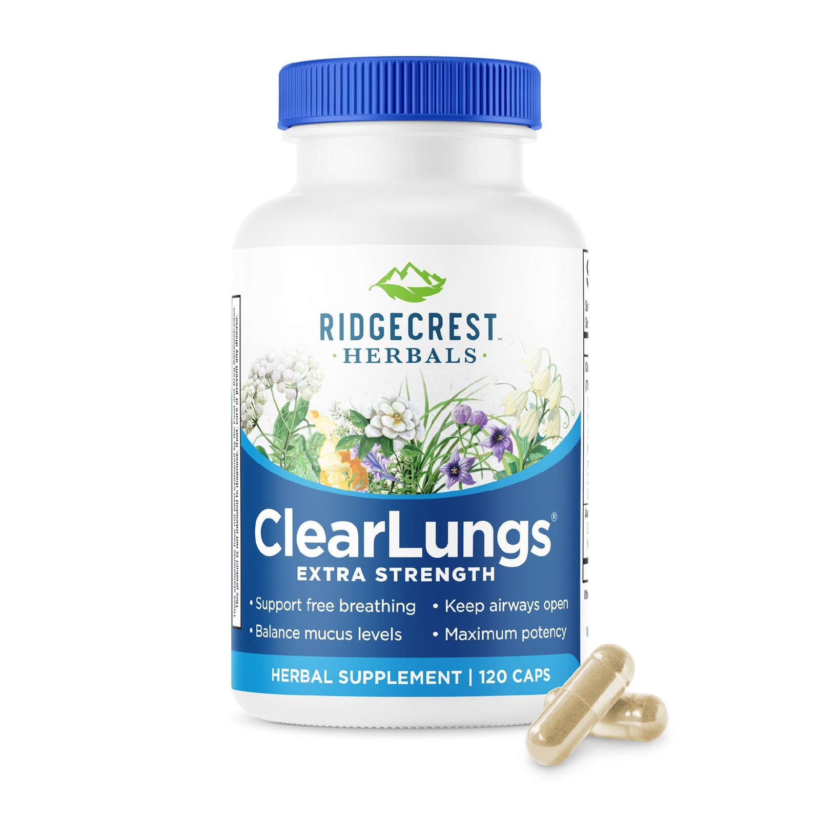 ClearLungs Extra Strength, Daily Health Supplement, Natural Lung and Nasal We…