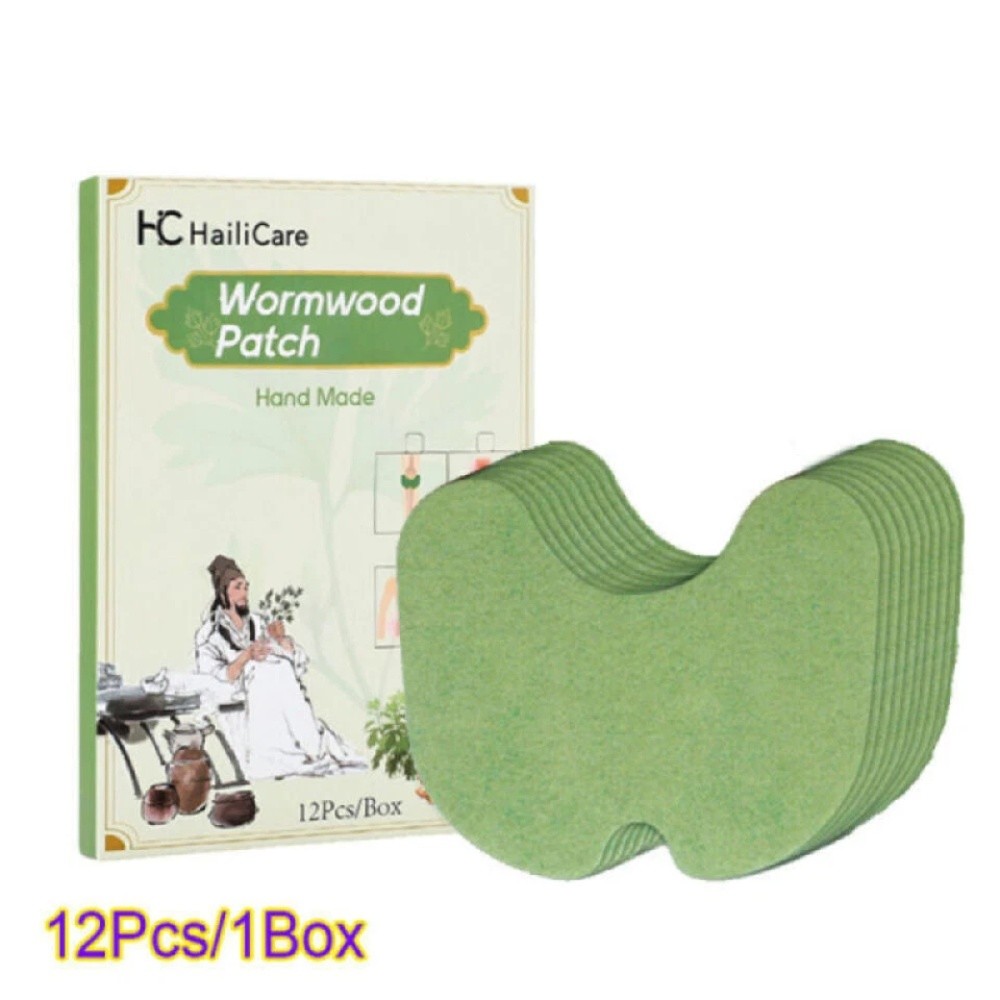 120pcs Herbal Knee Patch Wormwood Plaster for Knee Support & Muscle Pain Relief
