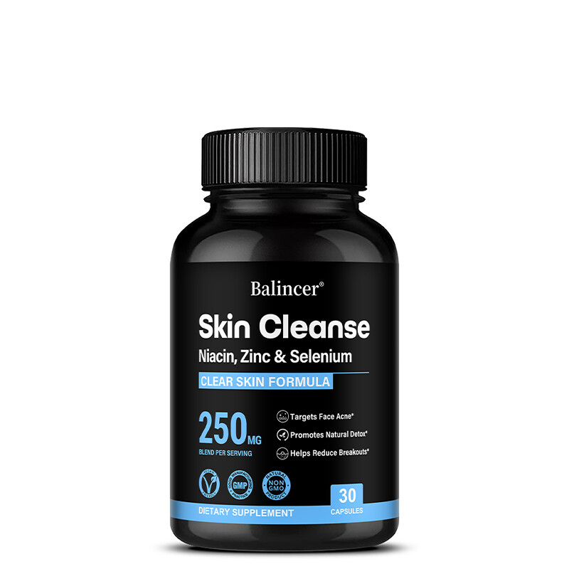 Skin Cleanse Fighting Acne Brightens Skin Reduce Oxidation Healthy 30-120 Caps