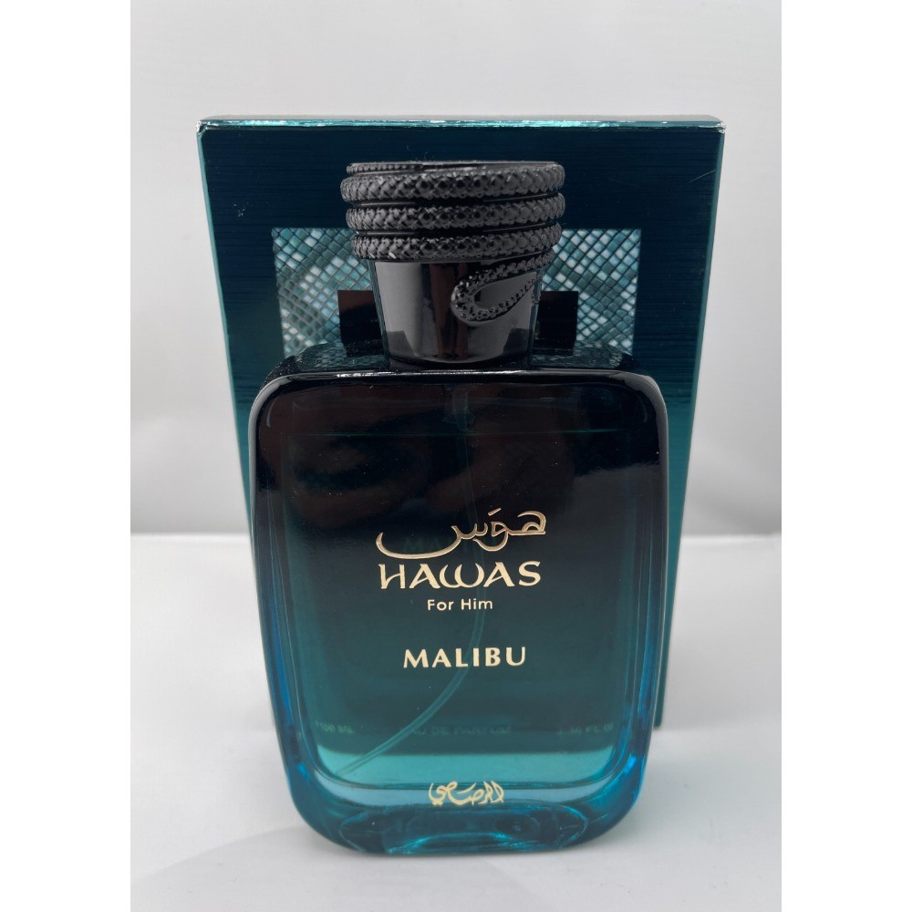 Rasasi Hawas Malibu for Him Eau de Parfum, 3.4 fl oz/100ml