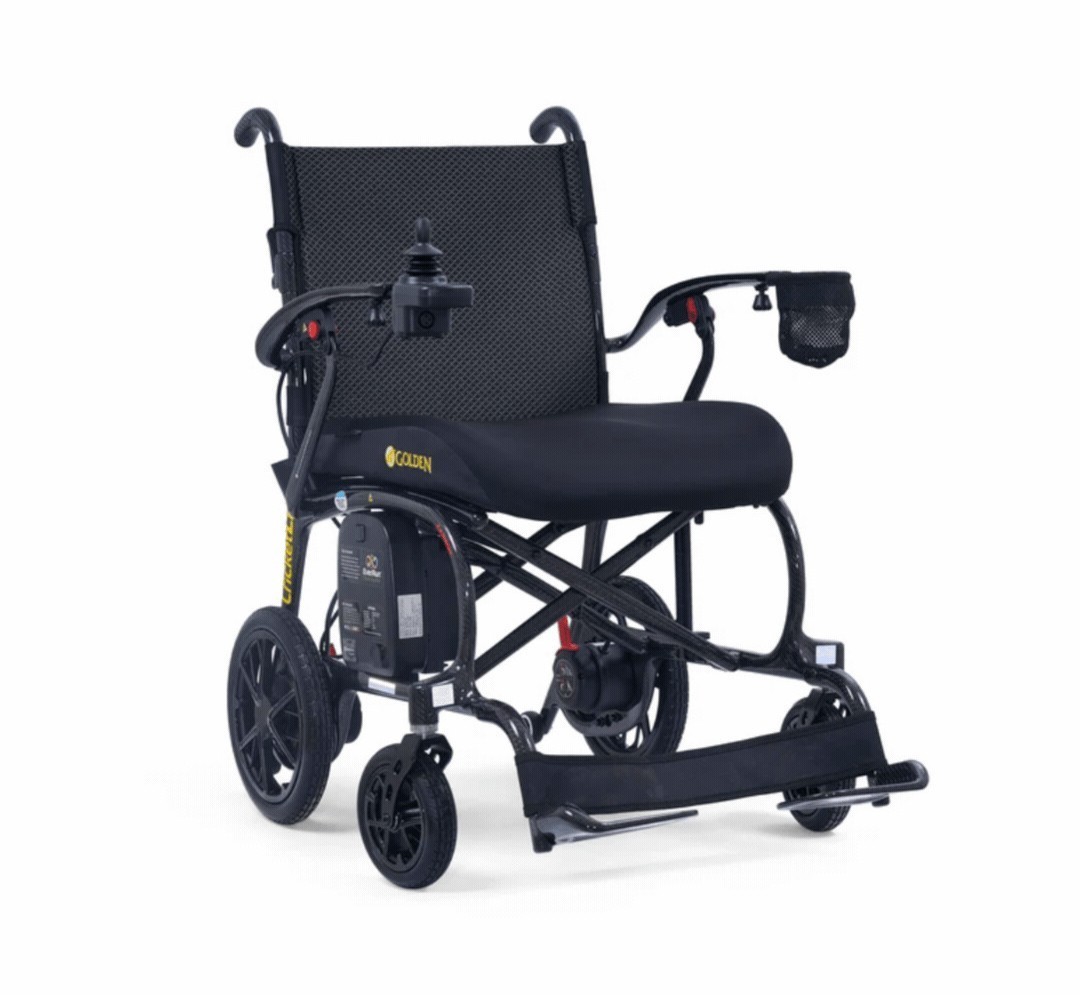 Golden Technologies Cricket LT Carbon Fiber Folding Power Wheelchair