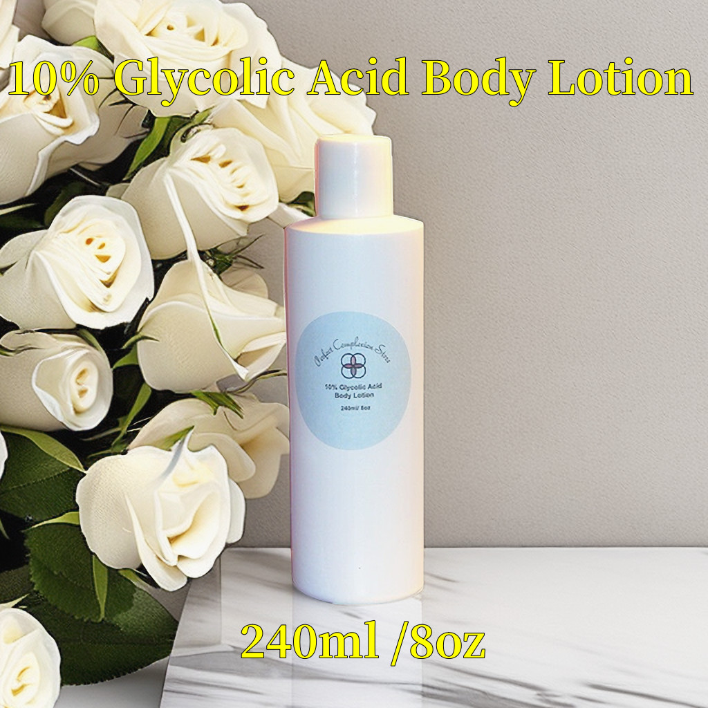 10-20-30-40-50-60-70% Glycolic Acid Body Lotion 8oz Anti-aging/whitening