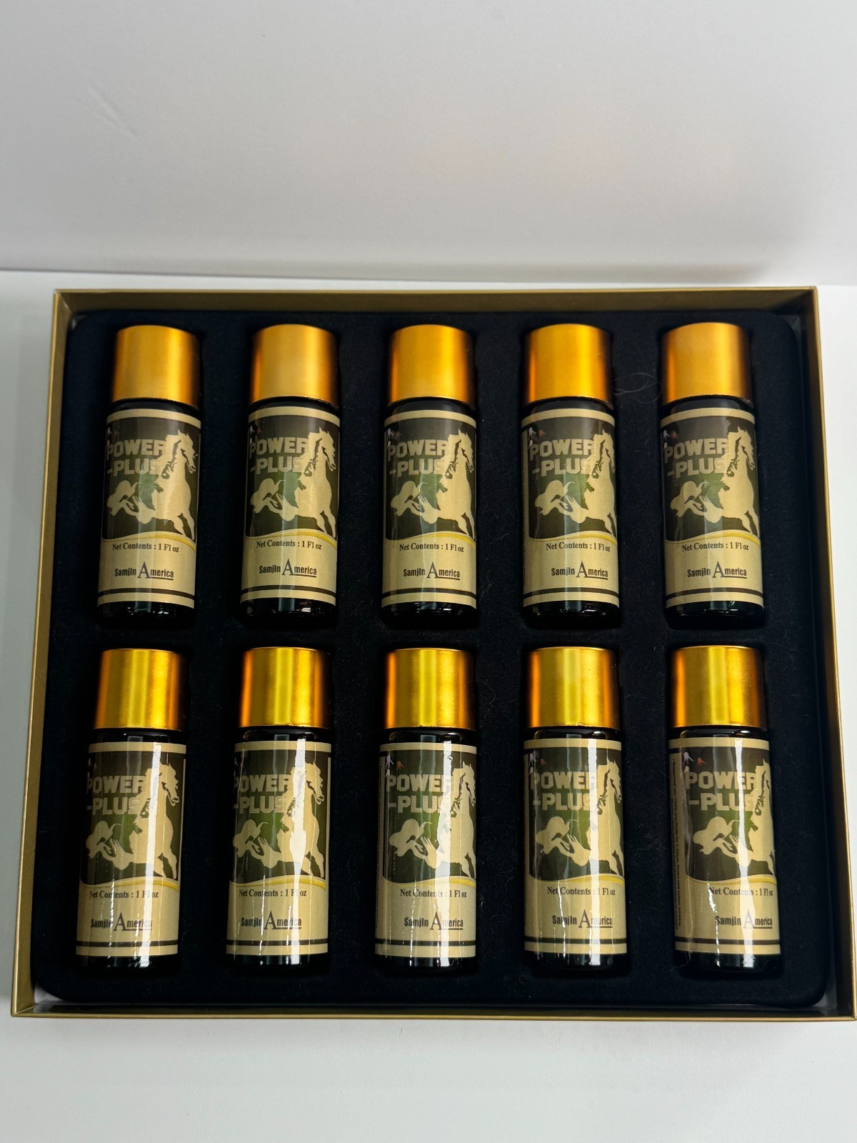 Power Plus Ginseng Energy Liquid Supplement 1oz x 10 Bottles