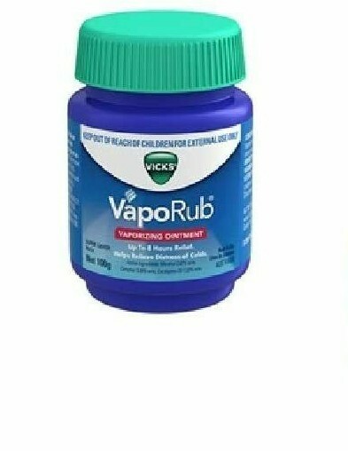 2 Vicks VapoRub Chest Rub Ointment, Relief from Cough Cold, Aches, & Pains (25g)