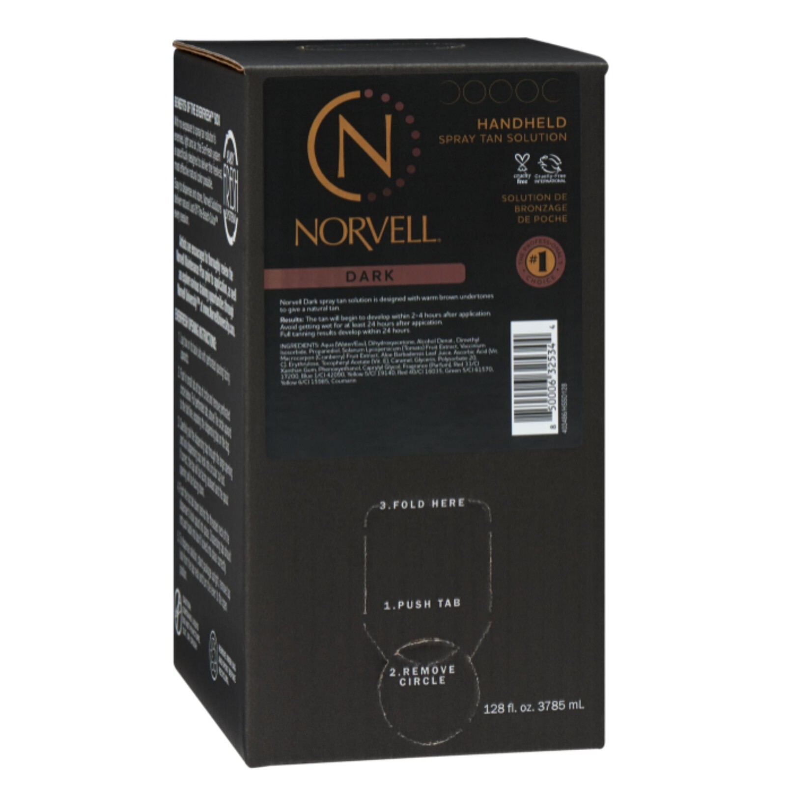Norvell Dark Premium Spray Tan Solution – Gallon EverFresh Box