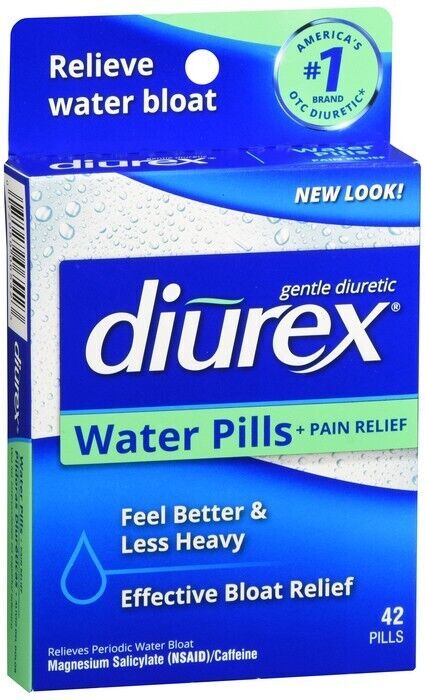 Diurex Water Pills with Caffeine – 42 tablets