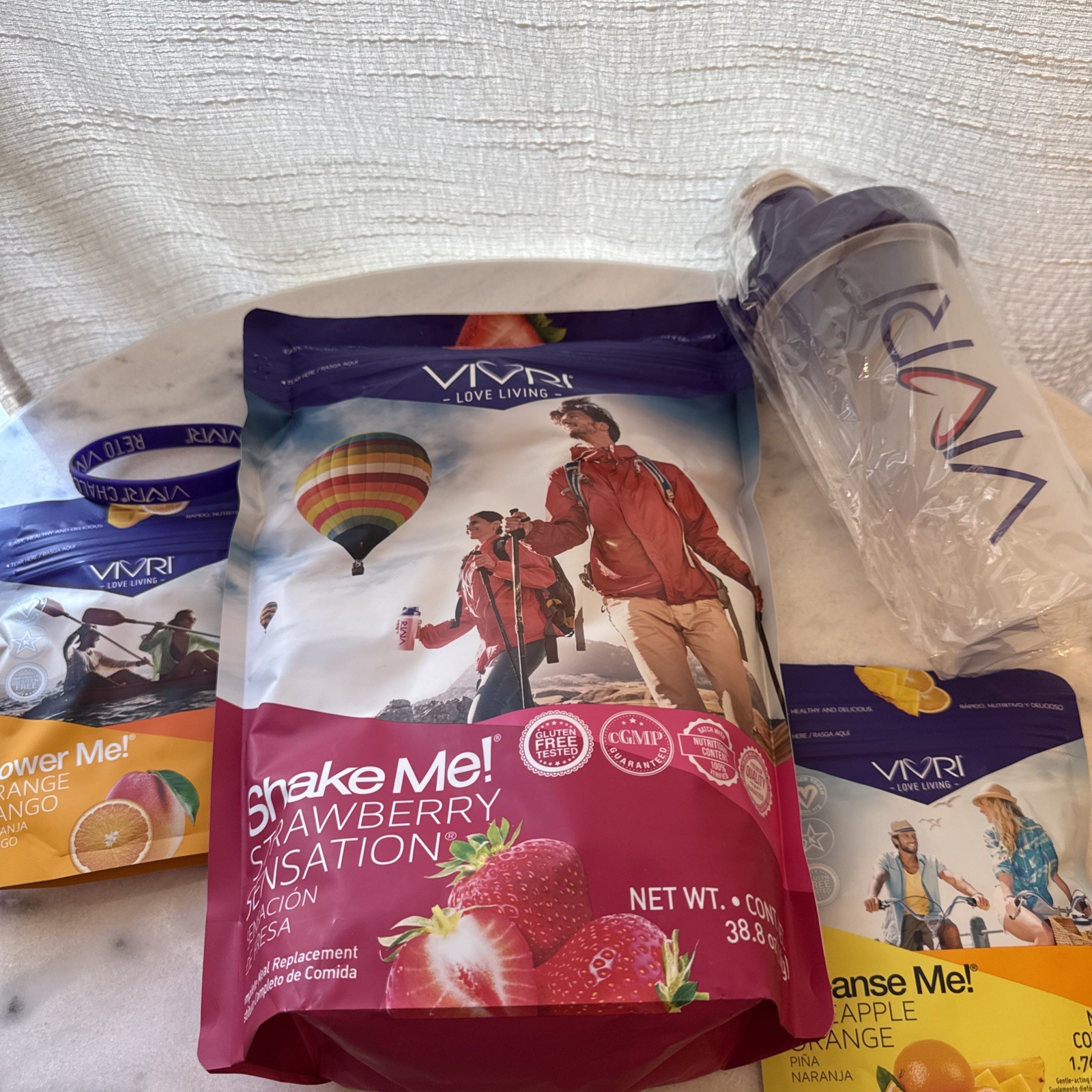 Vivri BUNDLE Shake Me Power Me and Cleanse Me Included. BB DATES OF 2025. NEW