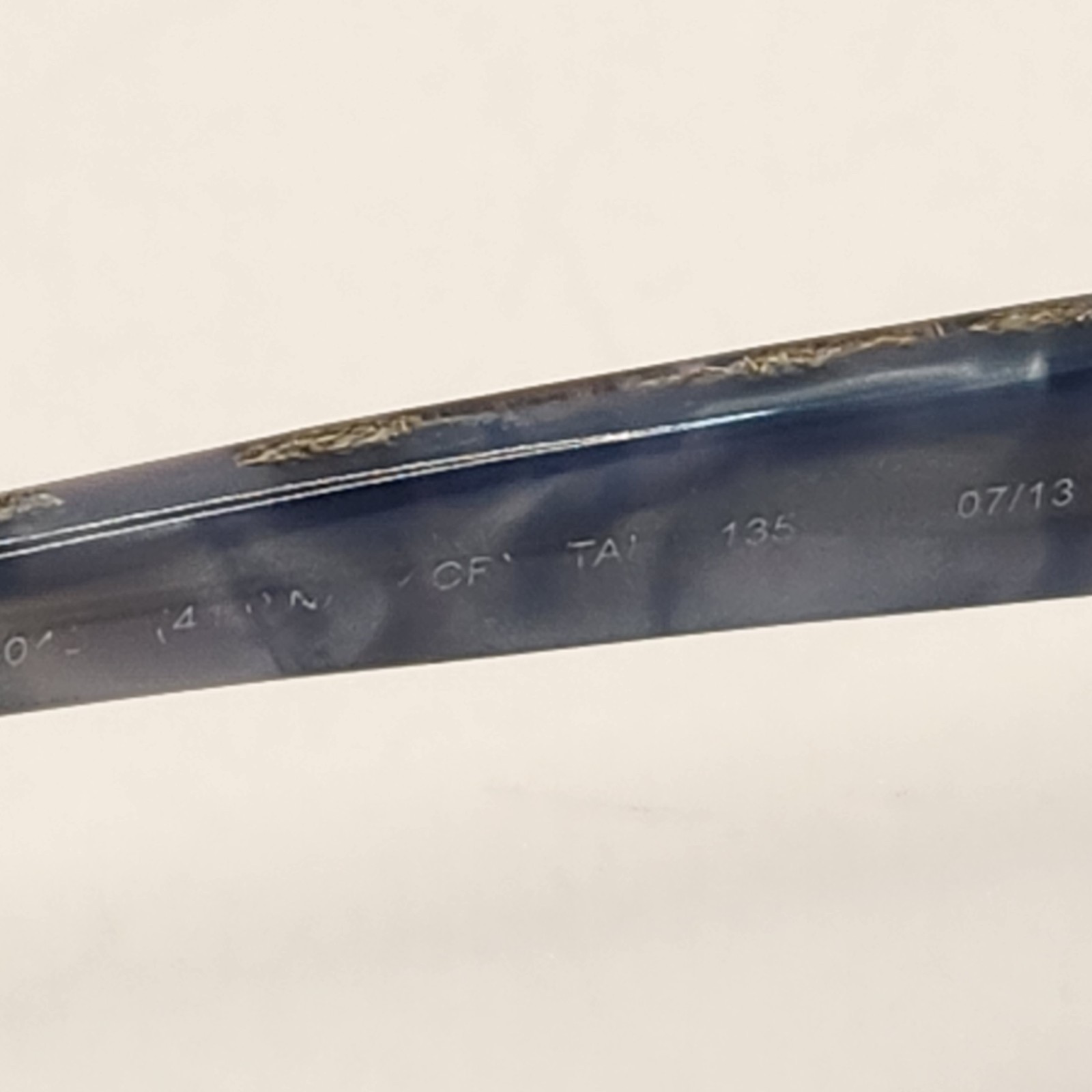 BEBE FRAMES EYEGLASSES 135 Blue Bling Fancy Full Rim Decorative