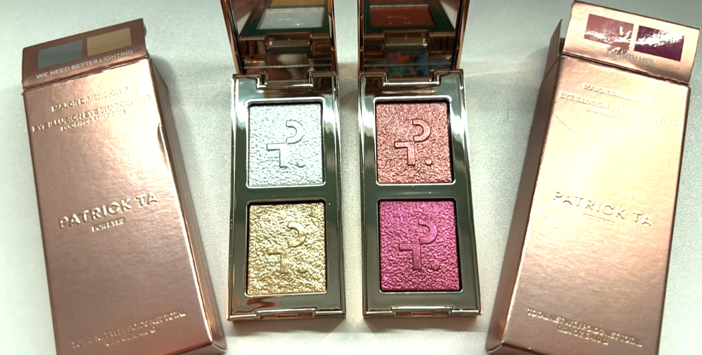Patrick Ta Major Dimension Eye Illusion Eyeshadow Duo WE NEED BETTER LIGHTING