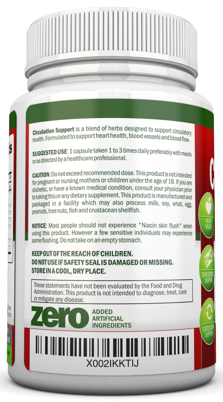 Blood Circulation Support – Natural Formula for Healthy Blood Flow & Leg Comfort