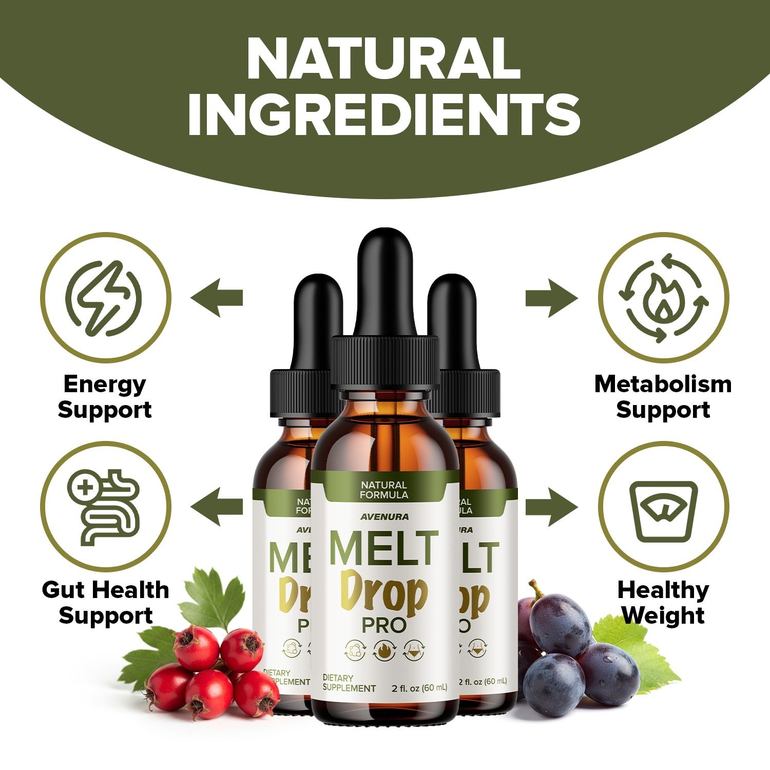 (3 Pack) Melt Drops Pro Drops – MeltDrops Pro Advanced Formula Blood Support