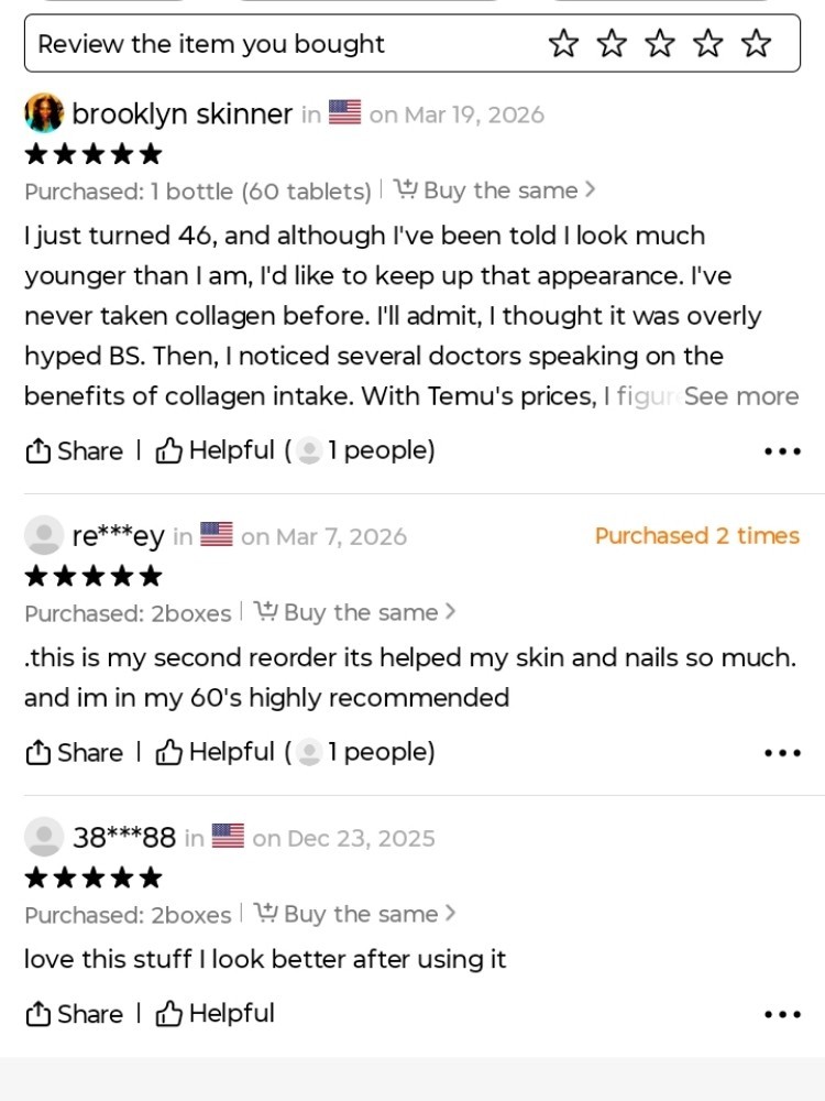 Multi Collagen Plus 5 Type Collagens I Bottle 60 Capsules for Beauty and Muscle