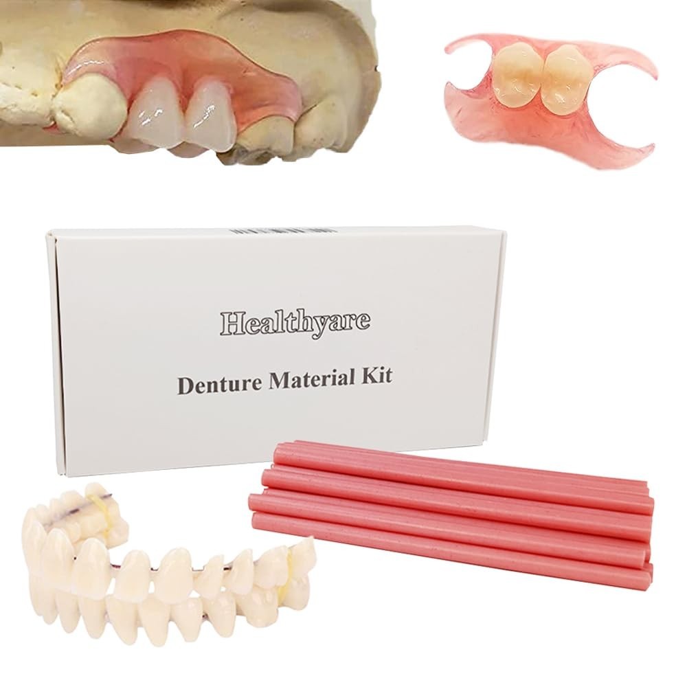 Easy-to-Use Denture Repair Material, Natural Finish