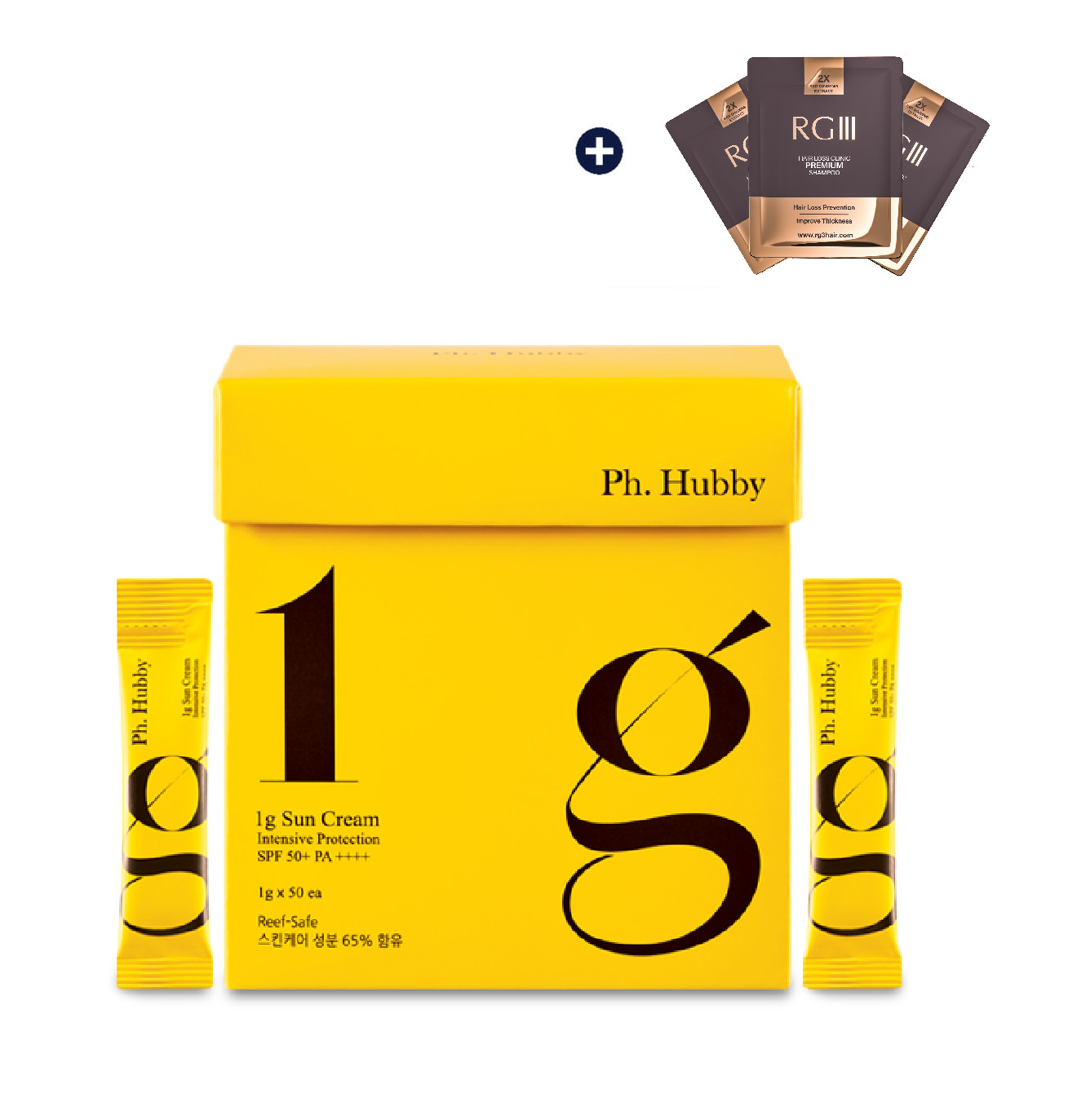 [Ph. Hubby] 1 gram Sunscreen SPF 50 + PA ++++ Reef-safe Made In Korea Skincare