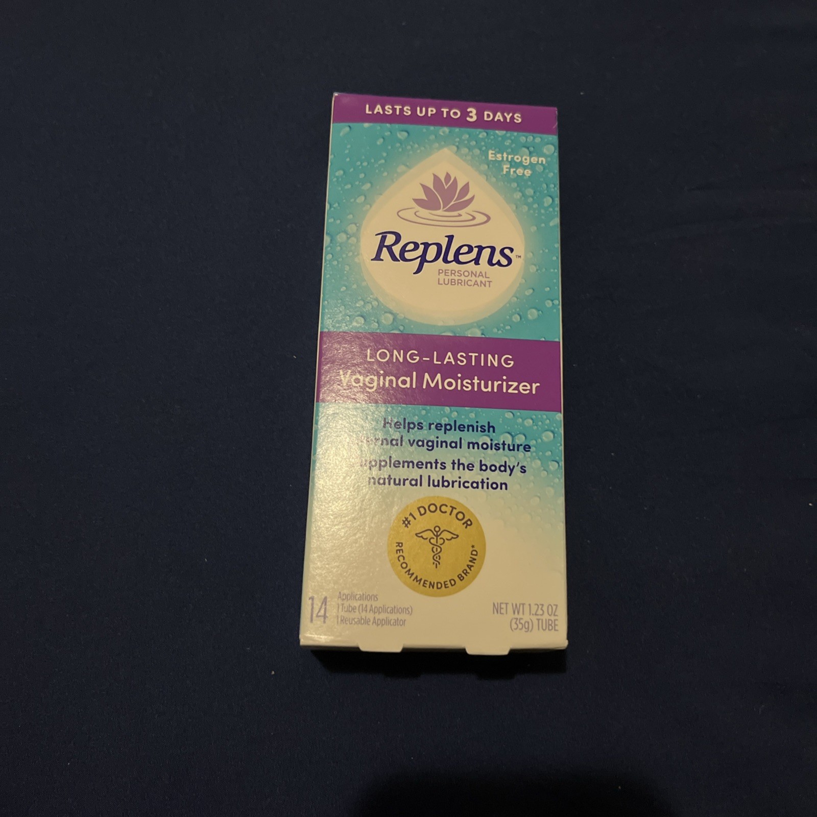 Replens Long Lasting Vaginal Moisturizer 14 Applications – 35g Exp. 2027+