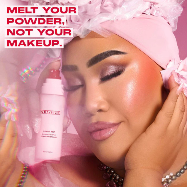 100% Authentic ONE/SIZE by Patrick Starrr Powder Melt Glass Setting Spray,3.4oz