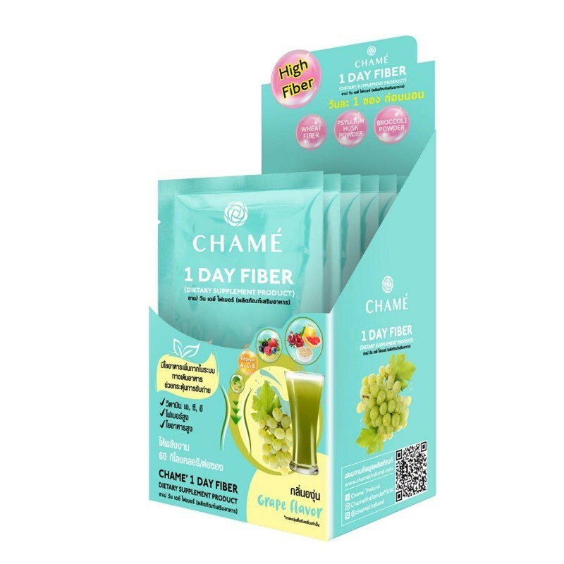 Chame 1 Day High Fiber Detox balance the intestines Slim & Skin Healthy