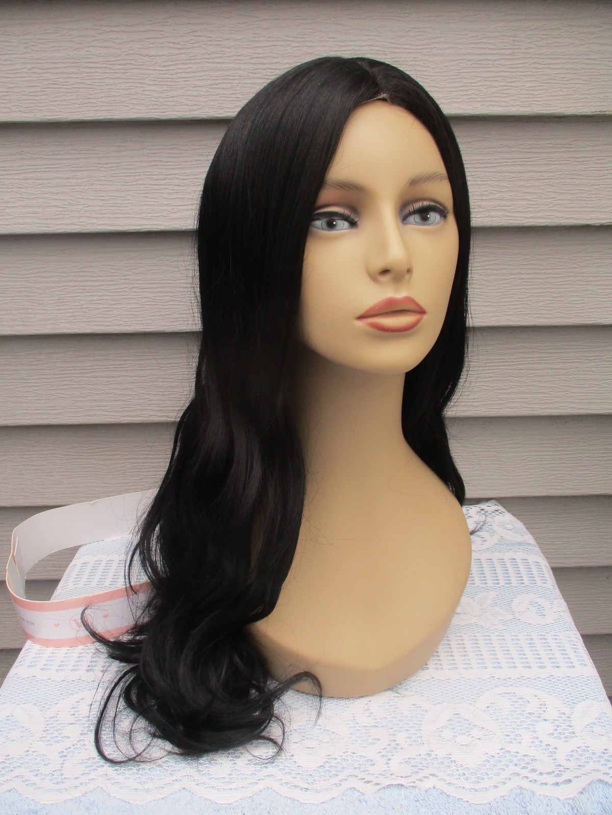 UNKNOWN Brand MYSTERY WIG Color BLACK Skin Part LONG STYLE Unworn PLEASE READ