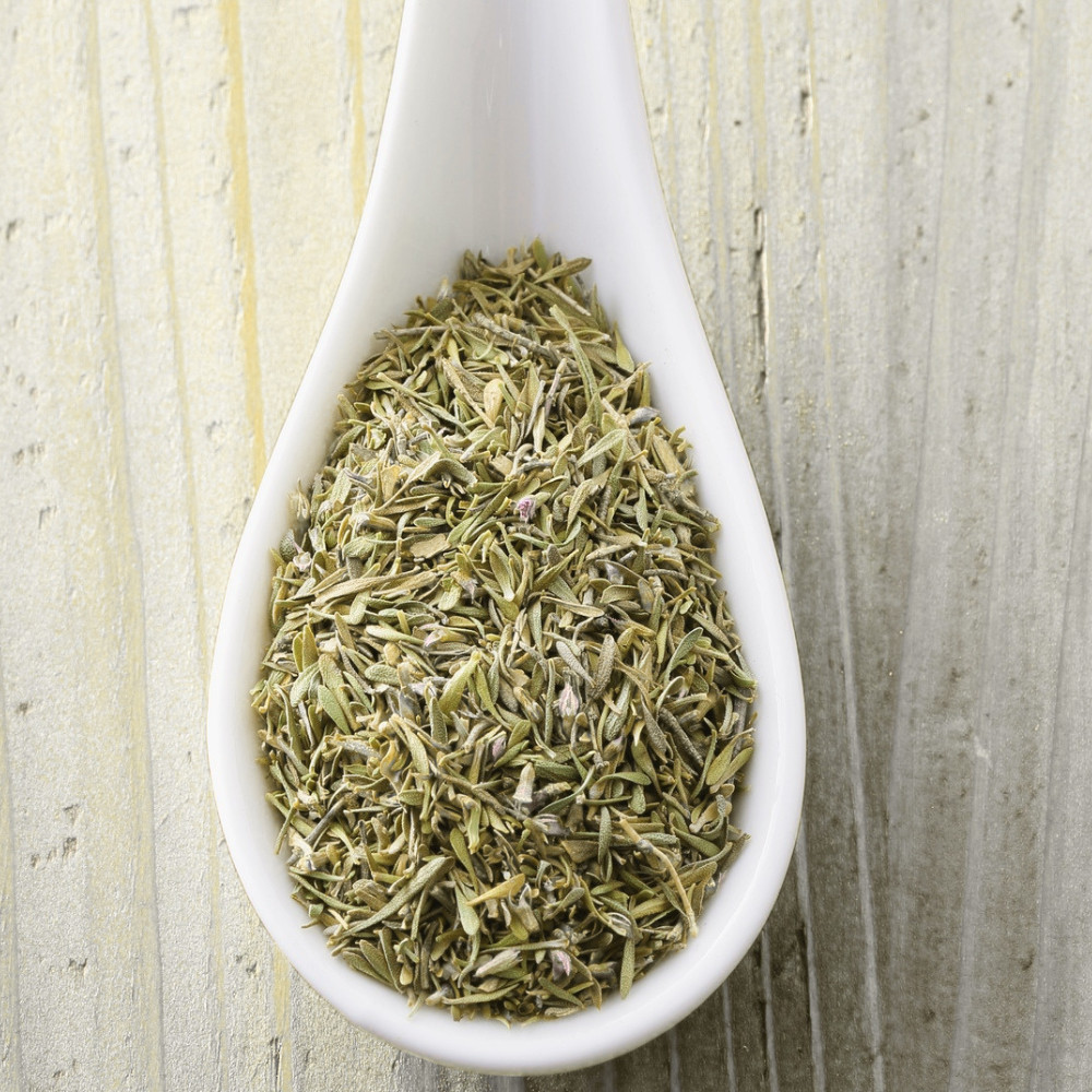 Organic Thyme Leaf Natural Herb Dried Cut 28.3g | 1 OZ Culinary & Medicinal Aid