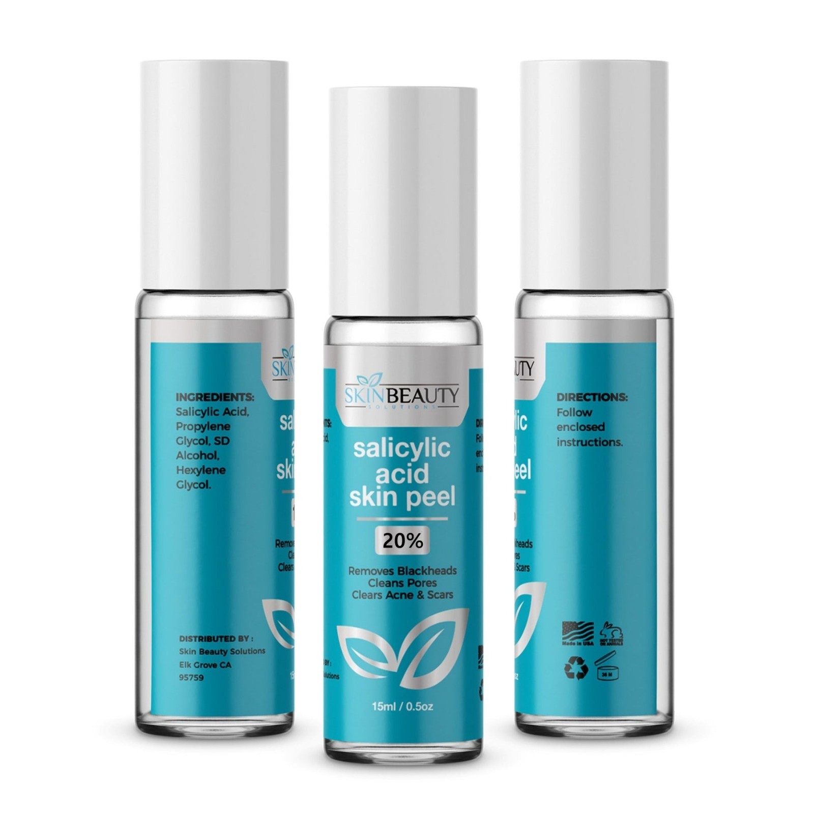 Salicylic Acid 20% Skin Chemical Peel Professional Exfoliating Facial Peelover