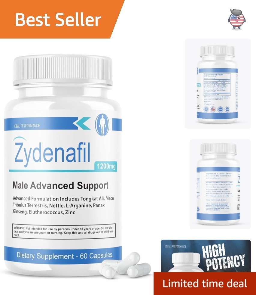 Zydenafil 60 Capsules – Boost Male Vitality with Horny Goat Weed Extract