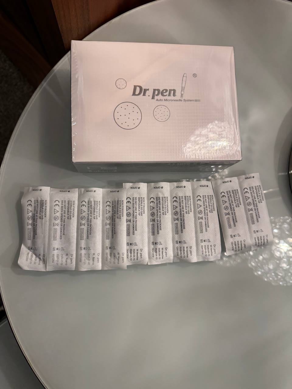Dr. Pen M8S Wireless Pen, Adjustable Speed Device +10 Tips =(10×18)