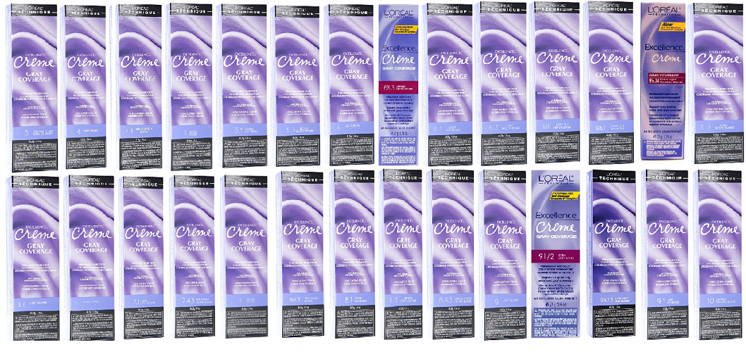 L’OREAL Excellence Creme Gray Coverage Permanent Haircolor 1.74 oz