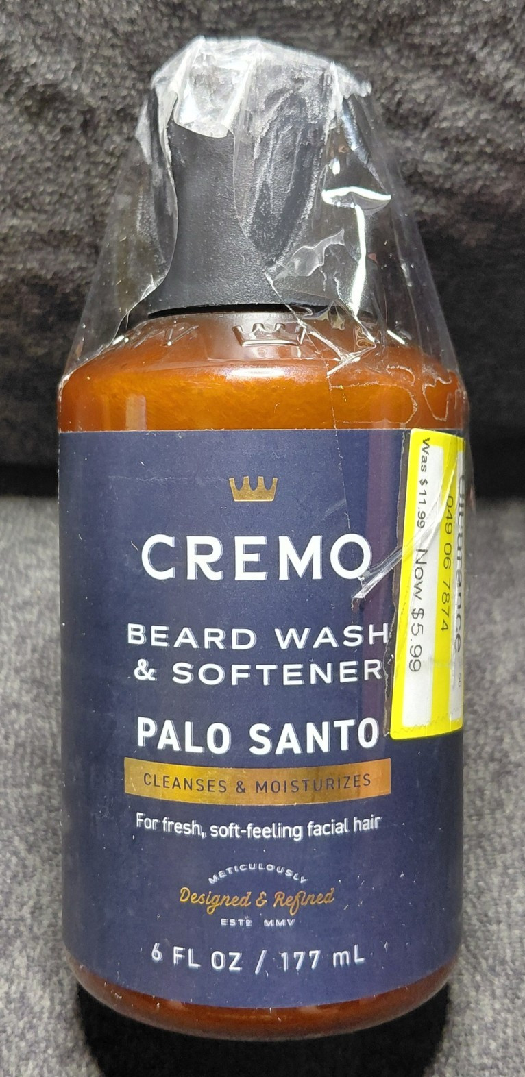 Cremo Beard Wash & Softener Palo Santo Moisturizing 6 fl oz Beard & Face