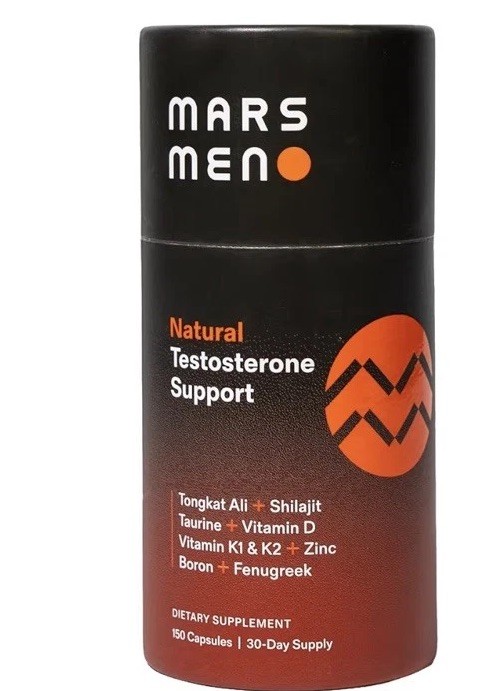 MARS MEN Natural Test Support 1 Month Supply AUTHENTIC REAL Supplement
