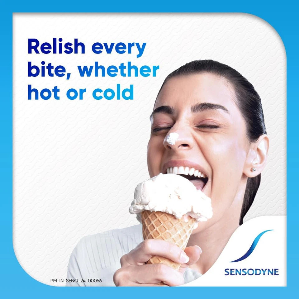 3 Pack Sensodyne Deep Clean Toothpaste strong teeth & healthy gums 40 gm F/S