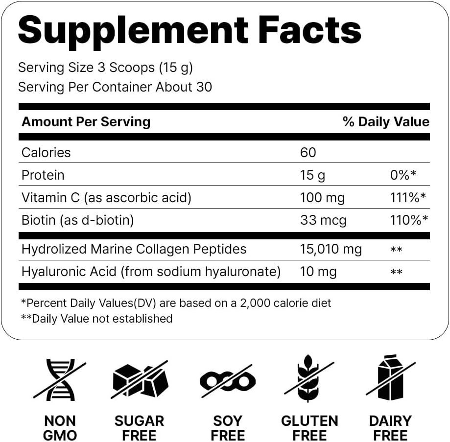 Cevitol Marine Collagen Peptides – Hydrolyzed Ultra-fine Collagen Powder for New
