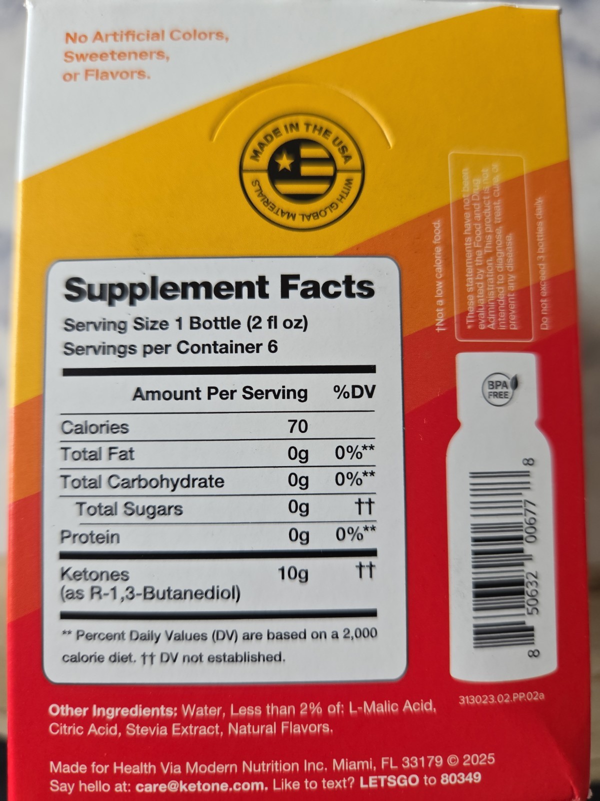 Ketone-IQ Shots, 6-Pack