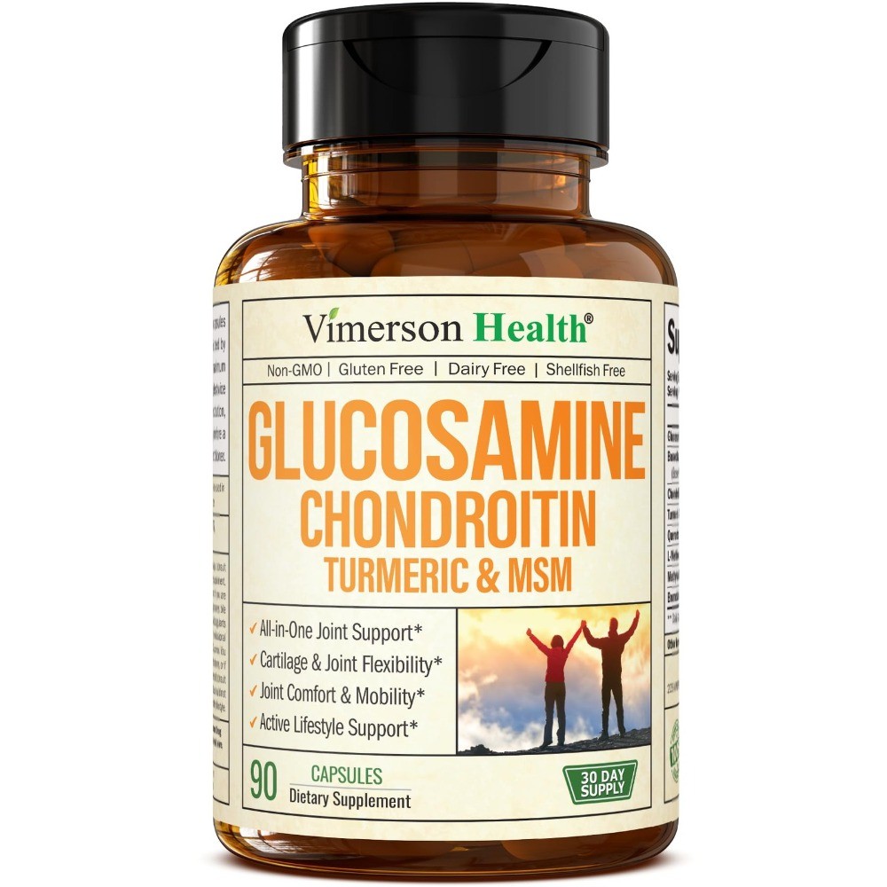 1 bottles Glucosamine Chondroitin Msm And Turmeric Supplement – Joint Support Su